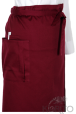 Фартук для официанта с разрезом спереди-сбоку и боковым карманом