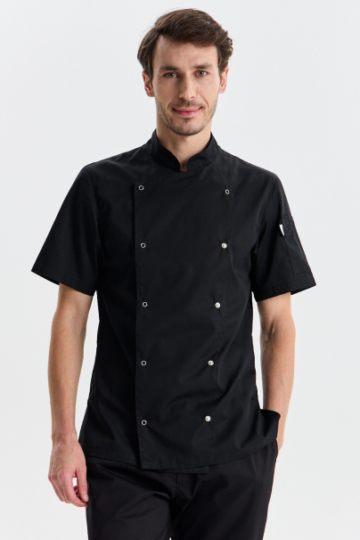 * Китель мужской поварской, воротник-стойка и короткий рукав