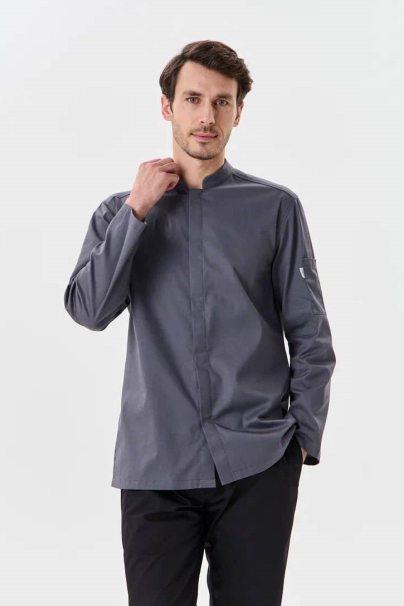 * Китель мужской с длинным рукавом, серый