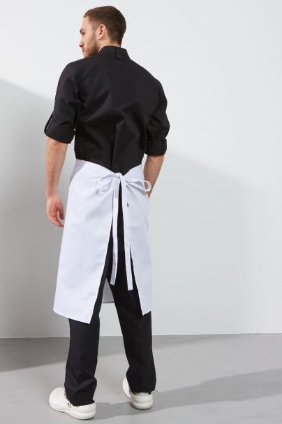 Фартук белый длинный классический с 1 карманом, в наличии | Купить по ...