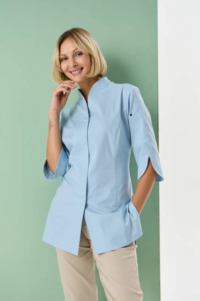* Женский китель с рукавом 3/4, голубой