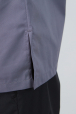 Китель поварской мужской приталенный, длинный рукав с отворотом на кнопку
