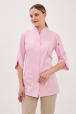 * Женский китель с рукавом 3/4, розовый