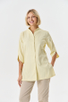 * Женский китель с рукавом 3/4, лимонный