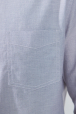 Сорочка мужская с длинным рукавом, со складкой на спинке